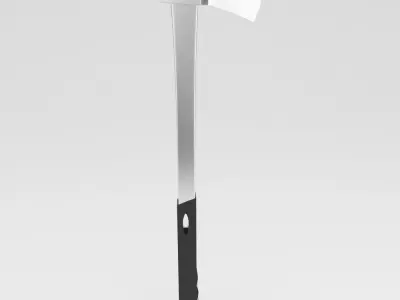 Wood chopping splitting axe 3d model 3D model