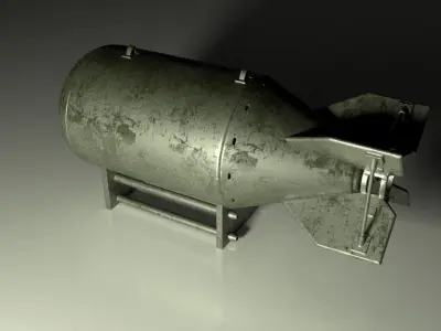 Nuclear bomb 3Dprint 3D print model