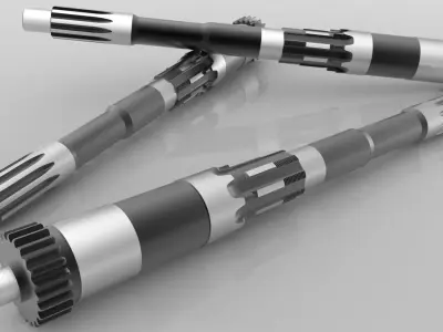 TRACTOR SHAFT Free 3D print model