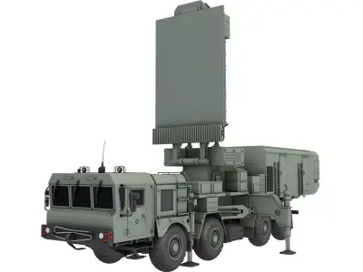 96L6E Cheese Board - Military Radar 3D model