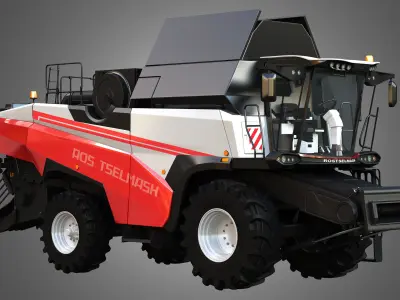 Rostselmash - RSM 161 Harvester Combine  3D model