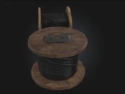 Cable Spools  Industrial Utility in Motion 3D model