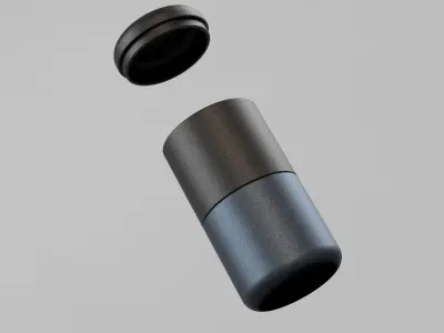 Canteen container 3D model
