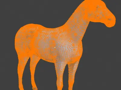 White Horse Free 3D model