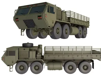 M977 A2 Cargo Truck - M977 A2 HEMTT 3D model