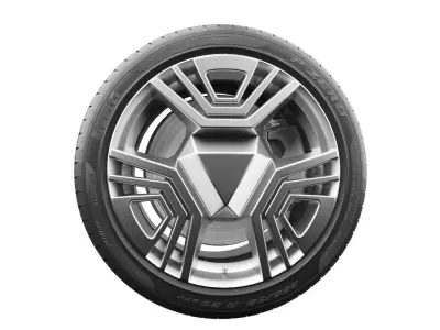 Realistic Tire 17 3D model