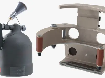 Skylab Fire Extinguisher 3D model