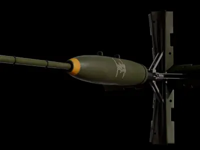 Mk82 500lb Bomb Low-poly 3D model