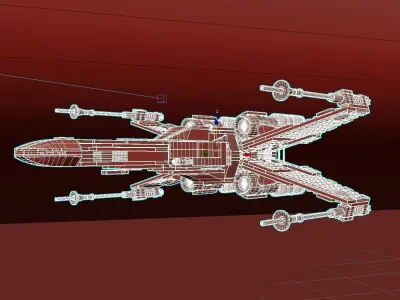LEGO SW X-Wing 3D model