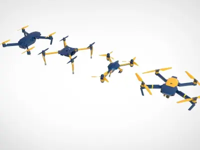 drone 4 type 1 3D model
