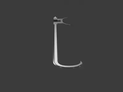 Jiangou Sword 3D Model Low-poly 3D model
