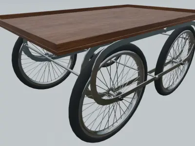 vending cart 3D model
