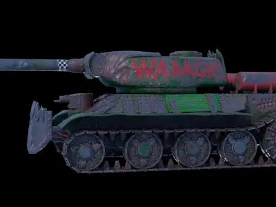 Ork Tank T-34-85 3D model 3D model