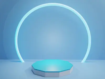3D background for product 3D model