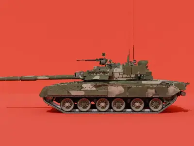 T-80 UK   3D model