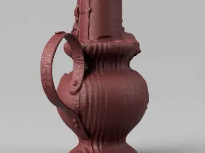 VIEUX BOUGEOIR 3D print model