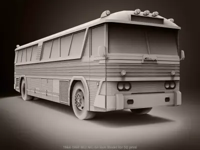 MCI MC-5A Bus 3D print model