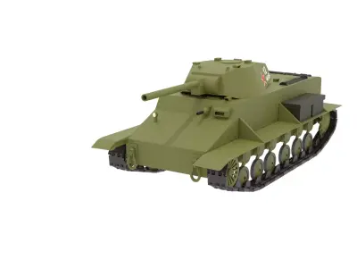 KV1 WW2 SOVIET TANK 3D model