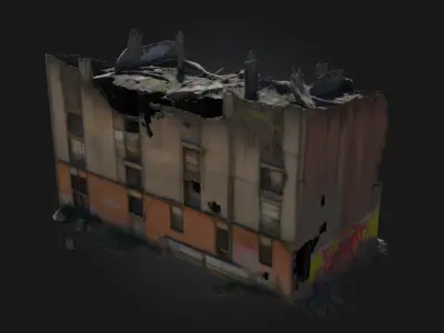 Abandoned Echoes  Haunting Remains of Forgotten Times 3D model
