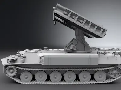 Strela 10 Scale model 3D print model