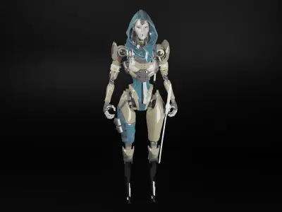 Apex Legends - Ash Model Rigged 3D model