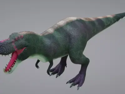 Tyrannosaurus Rex Low-poly 3D model 5