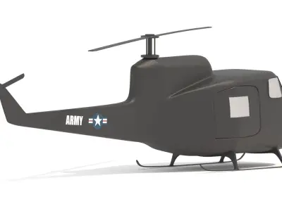 Bell UH-1 Huey toy Bell UH-1 Huey toy 3D model