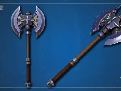 Prototype Stylized Weapon Pack V1 Low-poly 3D model