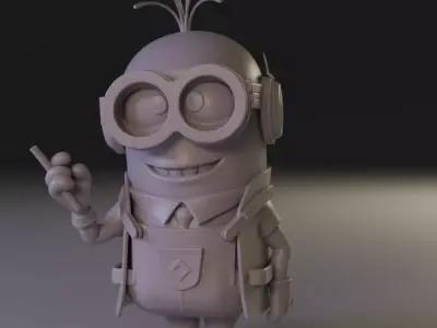 Minions teacher 3D print model