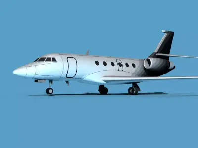 Dassault Falcon 2000 V14 3D model purchase