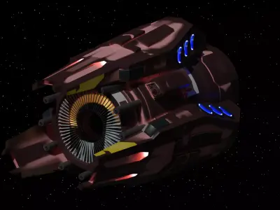 Space Drill Free 3D model