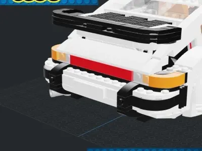 Lego Car - Porsche 911 3D print model purchase
