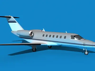 Cessna C528 Citation CJ3 V05 3D model