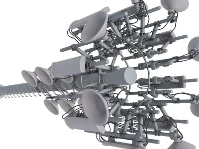 Cell Phone Tower  3D model