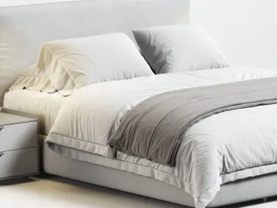 Ribbon Bed 3D model