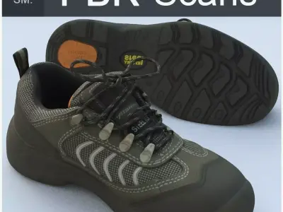 Sneaker Middle SM 3D model purchase