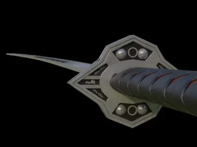 Katana Samurai Katana Ninja Katana Sword War Battle Sword  3D model