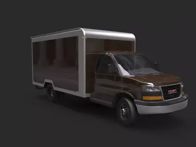 GMC Savana 2018 Box Van 3D model