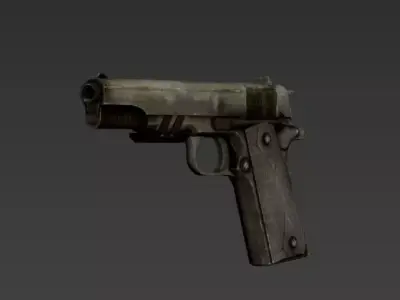 Pistol Game Ready 3D model