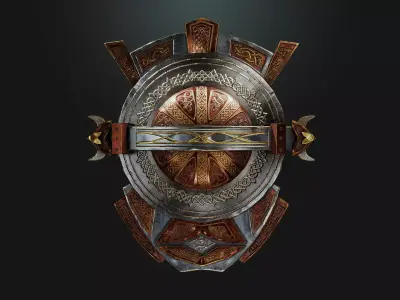 Royal Guardian Shield Free 3D model