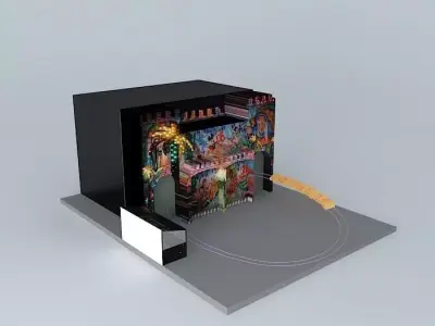 Train Witch Free 3D model