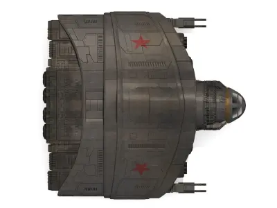 Space Fighter 3D model by juanmrgt