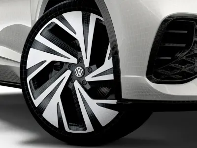 VW ID5 PRO 2022 wheel 3D model
