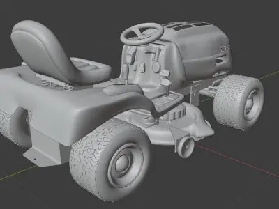 Cub-Cadet-1170-Riding-Mower-Carburetor lawn mower 3D model