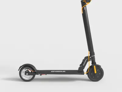 FOLDABLE ELECTRIC SCOOTER Low-poly 3D model