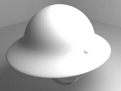 Classic Combat Helmet 3D model
