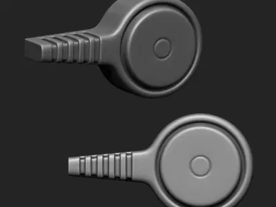 Gun Parts IMM Brush Pack 23 in One Vol 2 3D model