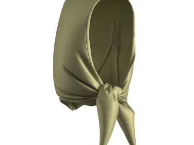 Nylon Padded Hat 3D model