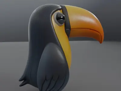 toucan 3D model purchase