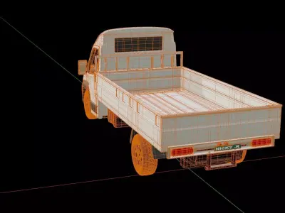 Ram Promaster Flatbed 3D model